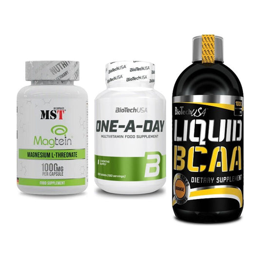 Ausdauer-Set: MST Magnesium + BioTech One A + BioTech Liquid – alle enthaltenen Artikel