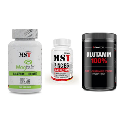 Ausdauer-Set: MST Magnesium + MST Zinc + Sinob Core – alle enthaltenen Artikel