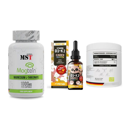 Ausdauer-Set: MST Magnesium + ProFuel VITAMIN + MST Arginine HCL – alle enthaltenen Artikel