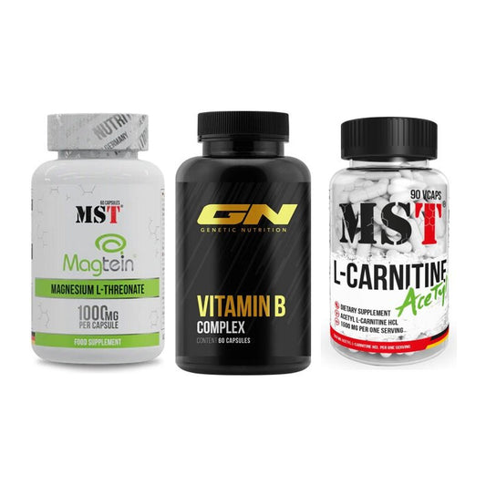 Ausdauer-Set: MST Magnesium + GN Vitamin + MST L-Carnitine – alle enthaltenen Artikel