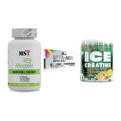 Ausdauer-Set: MST Magnesium + Olimp Vita-Min + FA Nutrition ICE – alle enthaltenen Artikel