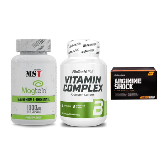 Ausdauer-Set: MST Magnesium + BioTech Vitamin + Body Attack – alle enthaltenen Artikel