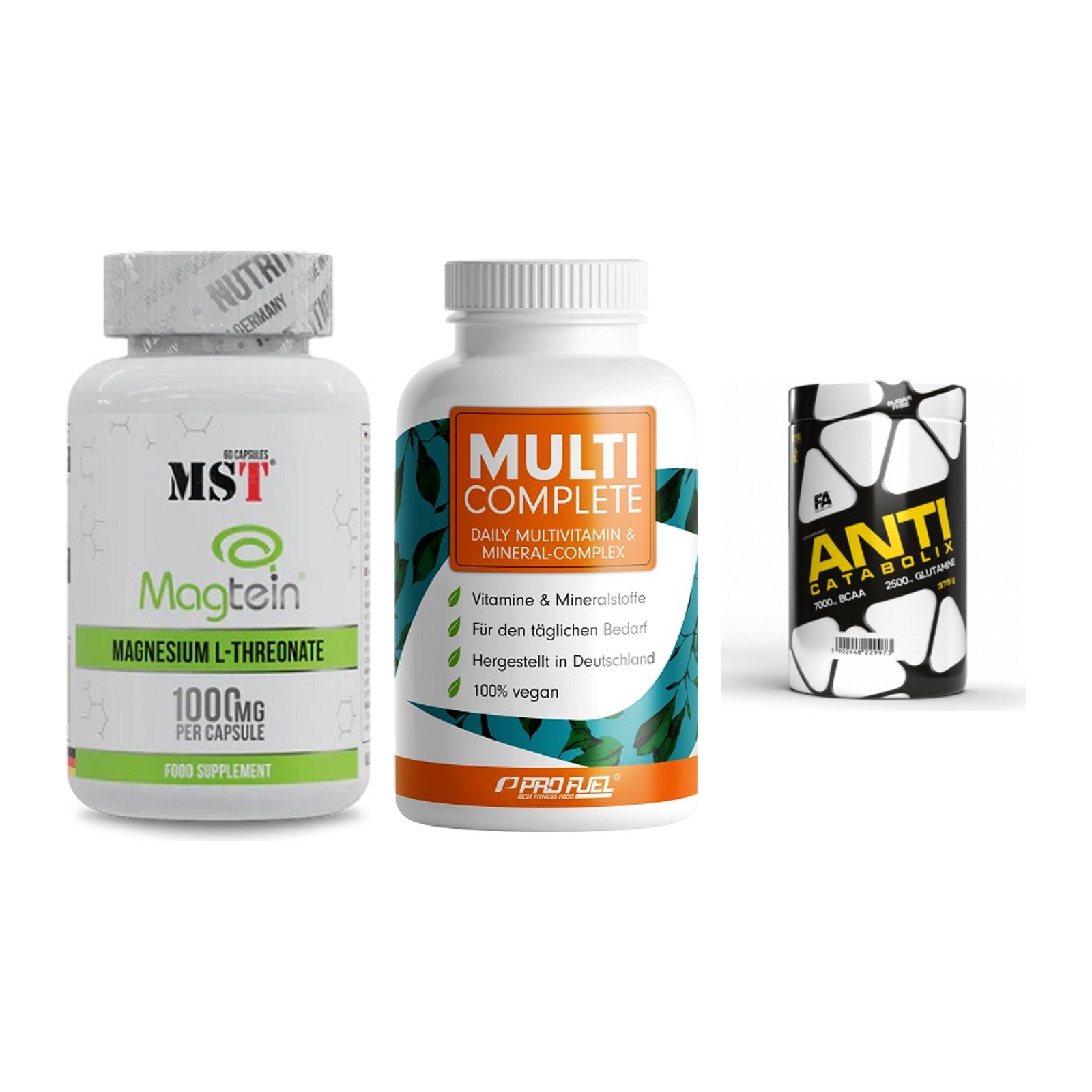 Ausdauer-Set: MST Magnesium + ProFuel MULTI + FA Nutrition – alle enthaltenen Artikel
