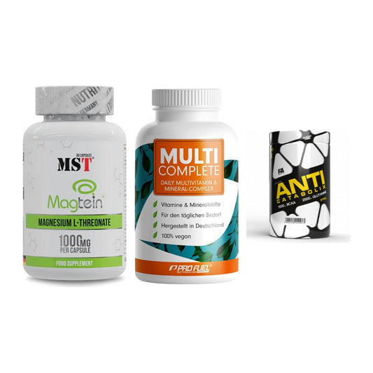 Ausdauer-Set: MST Magnesium + ProFuel MULTI + FA Nutrition – alle enthaltenen Artikel