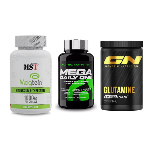 Ausdauer-Set: MST Magnesium + Scitec Mega + GN Nano Pure – alle enthaltenen Artikel