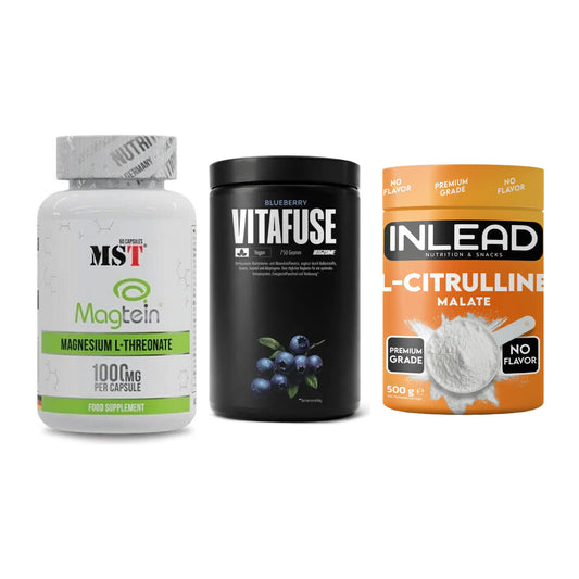 Ausdauer-Set: MST Magnesium + Big Zone Vitafus + INLEAD L-Citrull – alle enthaltenen Artikel