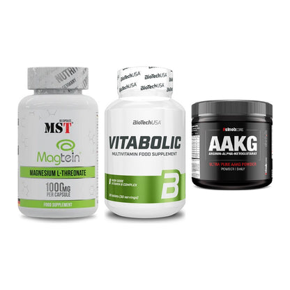 Ausdauer-Set: MST Magnesium + BioTech Vitaboli + Sinob Core – alle enthaltenen Artikel