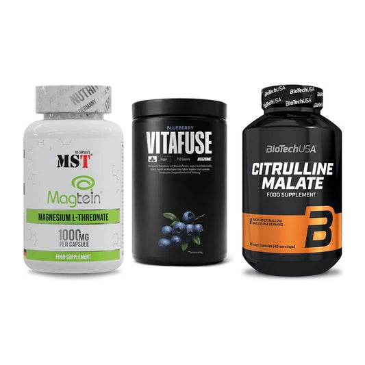 Ausdauer-Set: MST Magnesium + Big Zone Vitafus + BioTech Citrulli – alle enthaltenen Artikel
