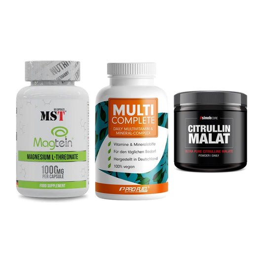 Ausdauer-Set: MST Magnesium + ProFuel MULTI + Sinob Core – alle enthaltenen Artikel