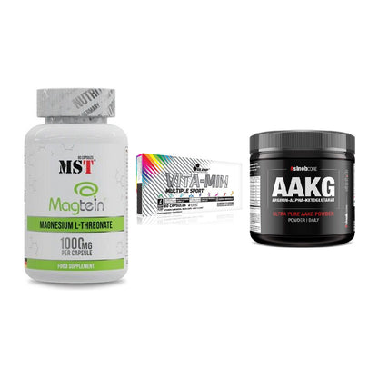 Ausdauer-Set: MST Magnesium + Olimp Vita-Min + Sinob Core – alle enthaltenen Artikel