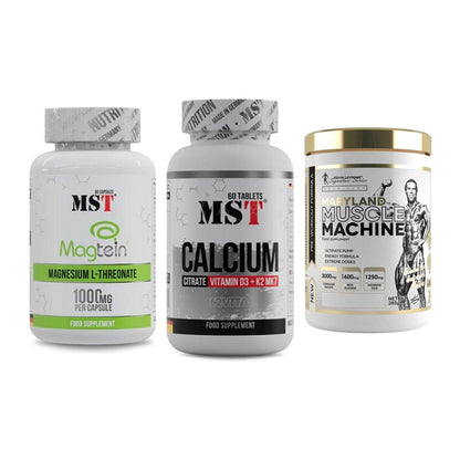Ausdauer-Set: MST Magnesium + MST Calcium + Kevin Levrone – alle enthaltenen Artikel