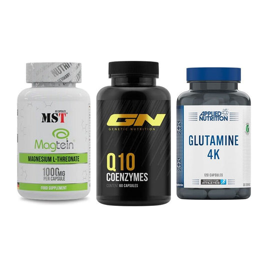 Ausdauer-Set: MST Magnesium + GN Q10 Health + Applied Nutritio – alle enthaltenen Artikel