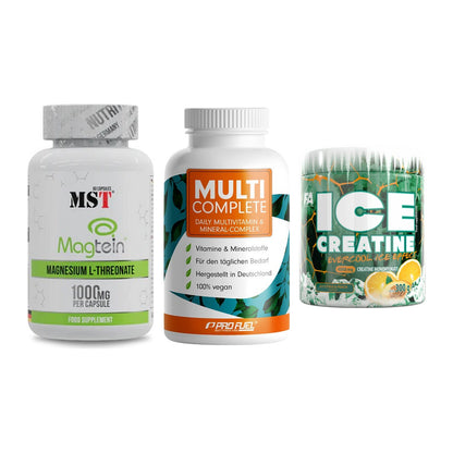 Ausdauer-Set: MST Magnesium + ProFuel MULTI + FA Nutrition ICE – alle enthaltenen Artikel