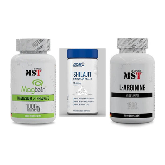 Ausdauer-Set: MST Magnesium + Applied Nutritio + MST L-Arginine – alle enthaltenen Artikel