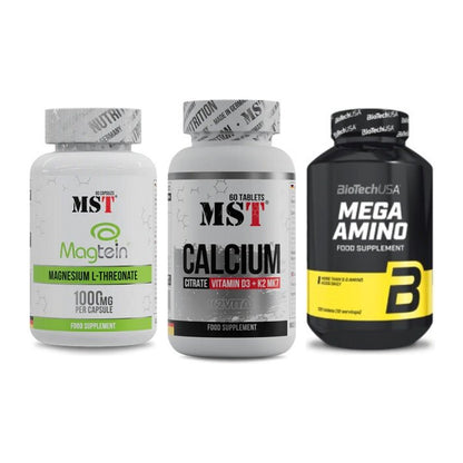 Ausdauer-Set: MST Magnesium + MST Calcium + BioTech Mega – alle enthaltenen Artikel