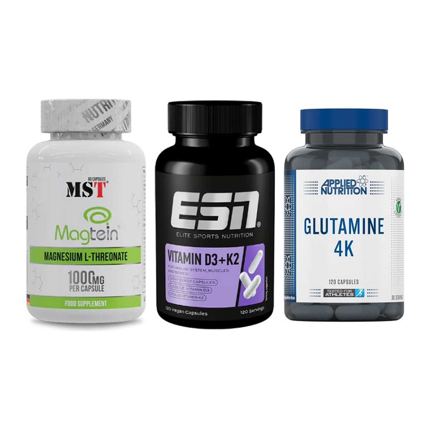 Ausdauer-Set: MST Magnesium + ESN Vitamin D3 + Applied Nutritio – alle enthaltenen Artikel