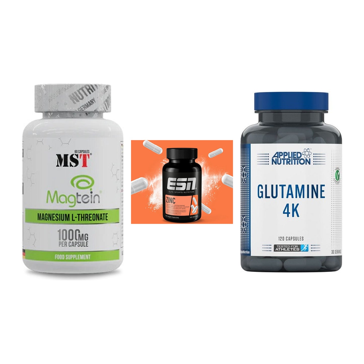 Ausdauer-Set: MST Magnesium + ESN Zinc + Applied Nutritio – alle enthaltenen Artikel