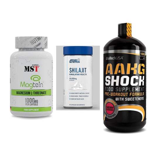 Ausdauer-Set: MST Magnesium + Applied Nutritio + BioTech AAKG – alle enthaltenen Artikel