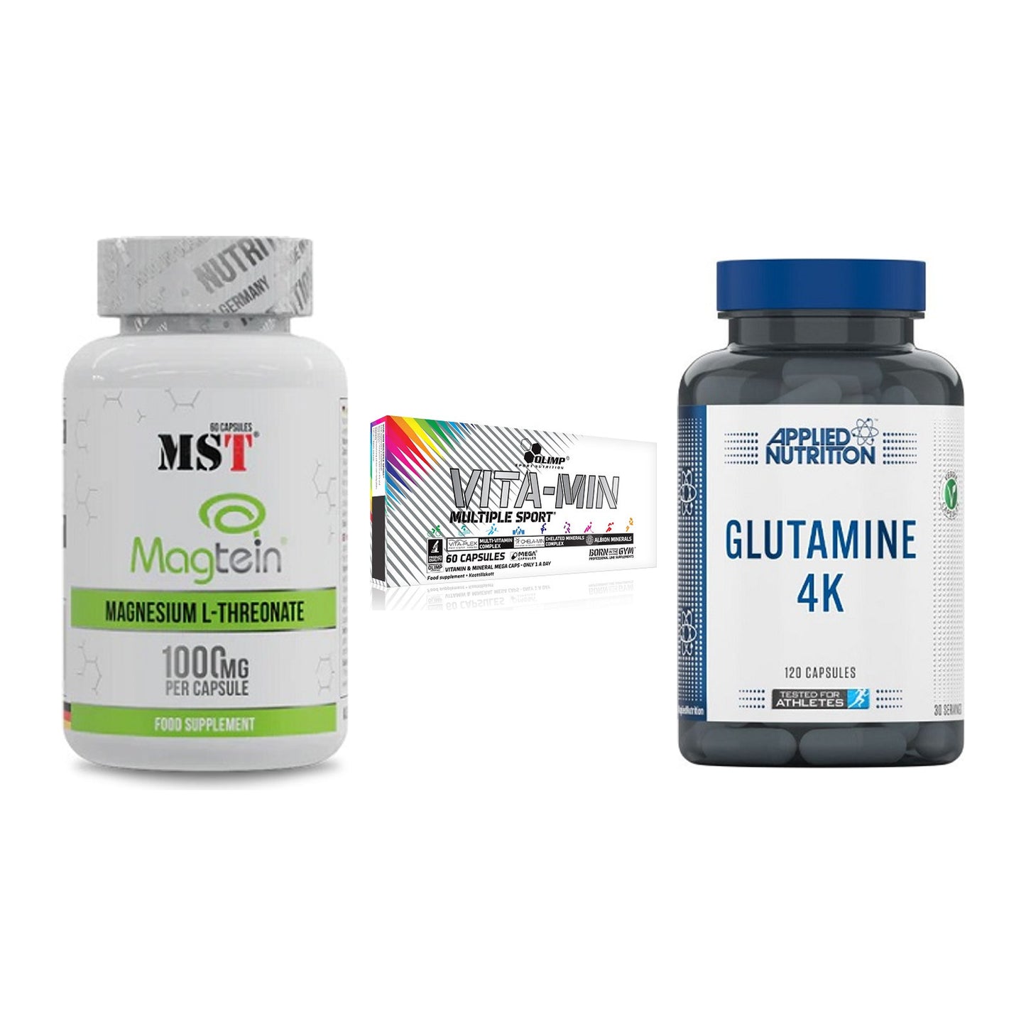 Ausdauer-Set: MST Magnesium + Olimp Vita-Min + Applied Nutritio – alle enthaltenen Artikel
