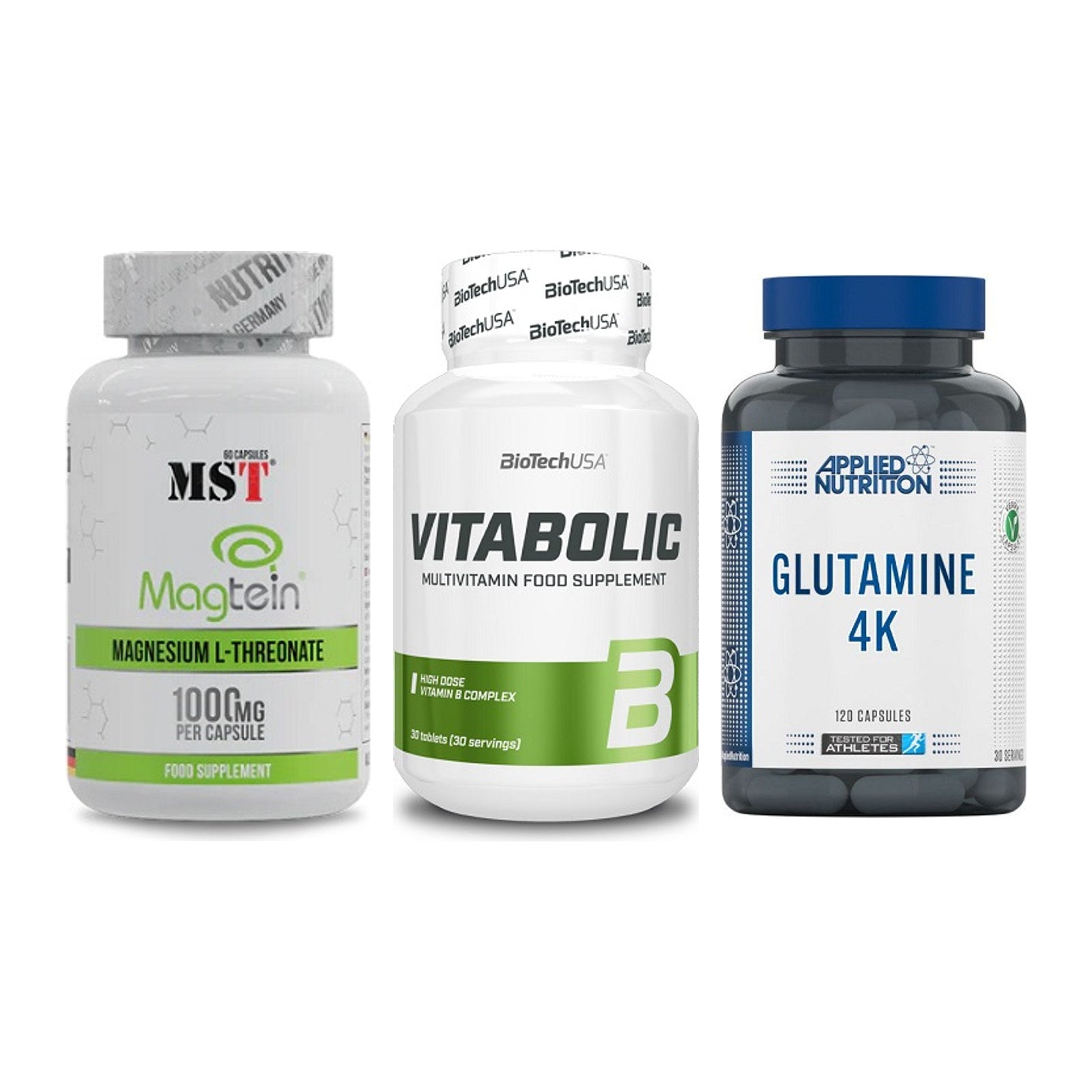 Ausdauer-Set: MST Magnesium + BioTech Vitaboli + Applied Nutritio – alle enthaltenen Artikel