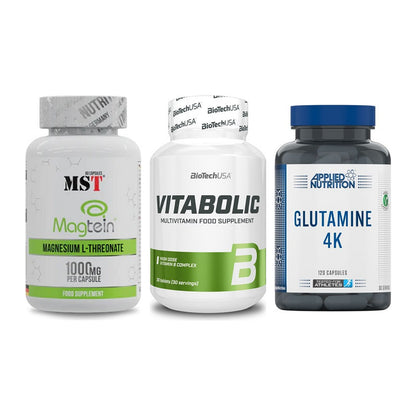 Ausdauer-Set: MST Magnesium + BioTech Vitaboli + Applied Nutritio – alle enthaltenen Artikel