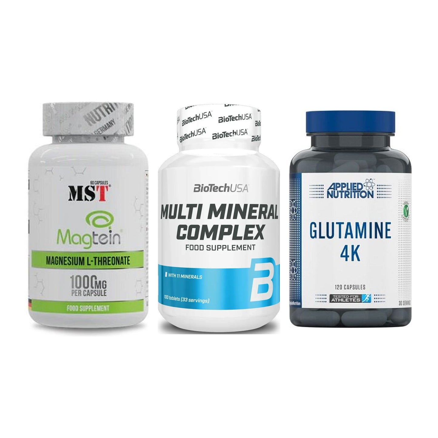 Ausdauer-Set: MST Magnesium + BioTech Multi + Applied Nutritio – alle enthaltenen Artikel
