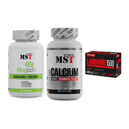 Ausdauer-Set: MST Magnesium + MST Calcium + Body Attack – alle enthaltenen Artikel