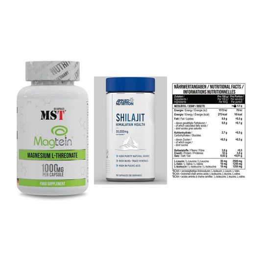 Ausdauer-Set: MST Magnesium + Applied Nutritio + MST BCAA Zero – alle enthaltenen Artikel