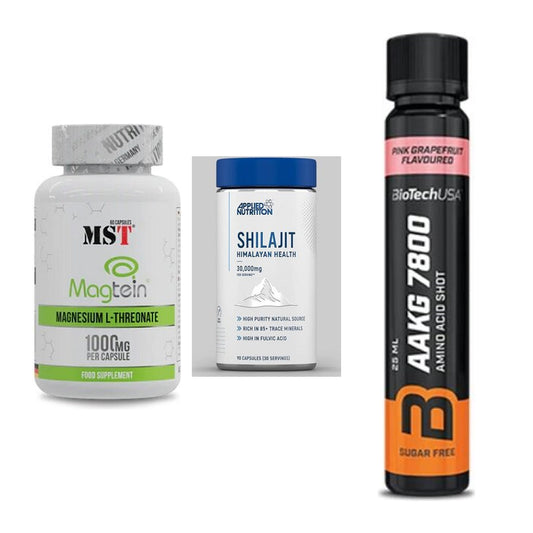 Ausdauer-Set: MST Magnesium + Applied Nutritio + BioTech AAKG – alle enthaltenen Artikel