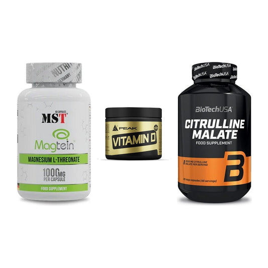 Ausdauer-Set: MST Magnesium + Peak Vitamin D + BioTech Citrulli – alle enthaltenen Artikel