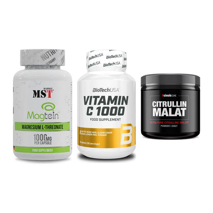 Ausdauer-Set: MST Magnesium + BioTech Vitamin + Sinob Core – alle enthaltenen Artikel
