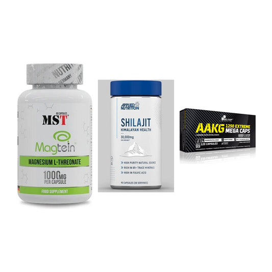 Ausdauer-Set: MST Magnesium + Applied Nutritio + Olimp AAKG – alle enthaltenen Artikel