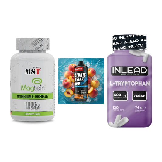 Ausdauer-Set: MST Magnesium + Body Attack + INLEAD L-Tryptop – alle enthaltenen Artikel