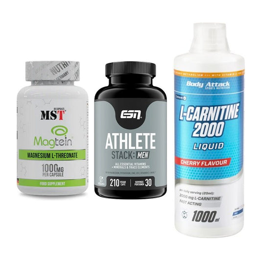 Ausdauer-Set: MST Magnesium + ESN Athlete + Body Attack – alle enthaltenen Artikel