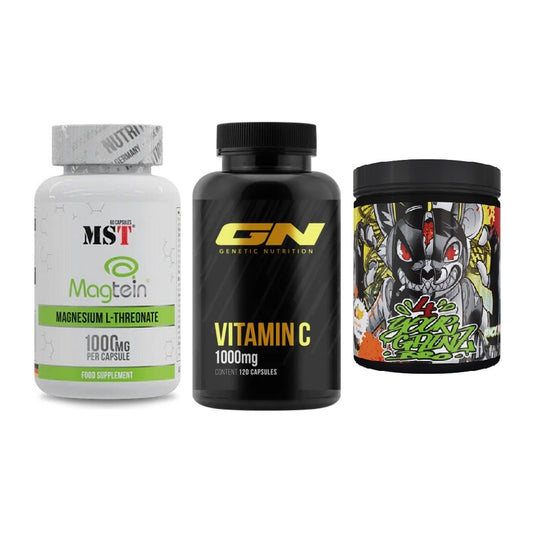 Ausdauer-Set: MST Magnesium + GN Vitamin C + BPS-Pharma EAA´s – alle enthaltenen Artikel