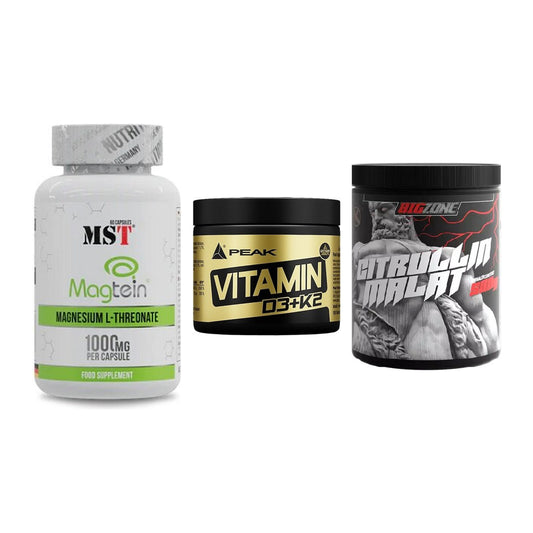 Ausdauer-Set: MST Magnesium + Peak Vitamin + Big Zone Citrull – alle enthaltenen Artikel