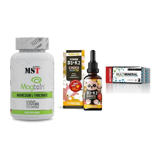 Ausdauer-Set: MST Magnesium + ProFuel VITAMIN + Nutrend Multimin – alle enthaltenen Artikel