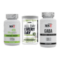 Ausdauer-Set: MST Magnesium + Sinob All Day + MST GABA 1000mg – alle enthaltenen Artikel