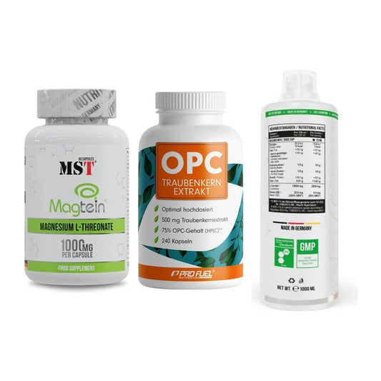 Ausdauer-Set: MST Magnesium + ProFuel OPC + MST L-Carnitine – alle enthaltenen Artikel
