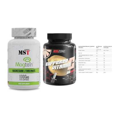 Ausdauer-Set: MST Magnesium + Big Zone Buffere + INLEAD L-Arginin – alle enthaltenen Artikel