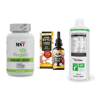 Ausdauer-Set: MST Magnesium + ProFuel VITAMIN + MST L-Carnitine – alle enthaltenen Artikel