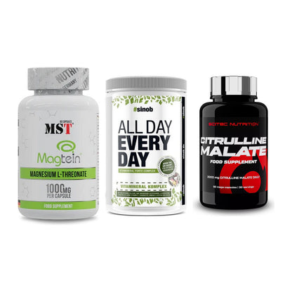 Ausdauer-Set: MST Magnesium + Sinob All Day + Scitec Citrullin – alle enthaltenen Artikel