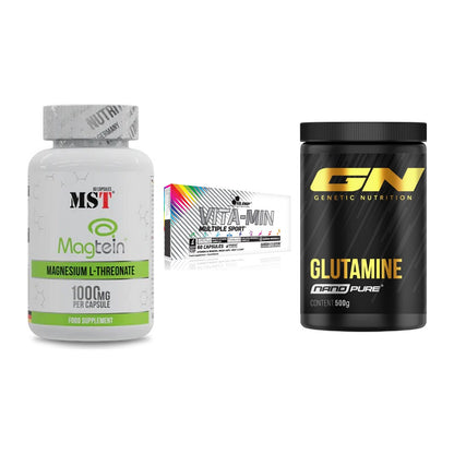 Ausdauer-Set: MST Magnesium + Olimp Vita-Min + GN Nano Pure – alle enthaltenen Artikel