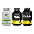 Ausdauer-Set: MST Magnesium + BioTech NAC + BioTech BCAA+B6 – alle enthaltenen Artikel