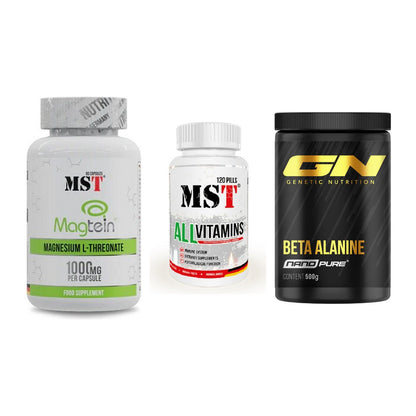 Ausdauer-Set: MST Magnesium + MST All Vitamins + GN Nano Beta – alle enthaltenen Artikel