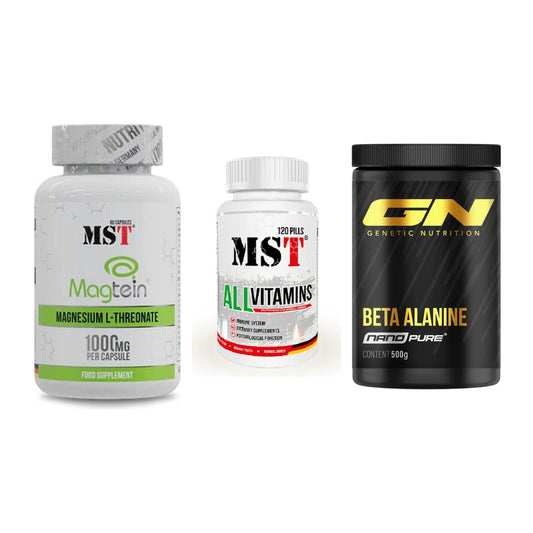 Ausdauer-Set: MST Magnesium + MST All Vitamins + GN Nano Beta – alle enthaltenen Artikel