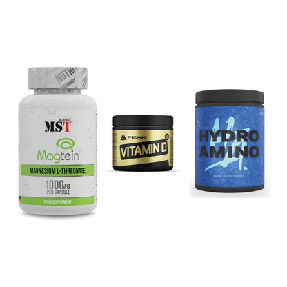 Ausdauer-Set: MST Magnesium + Peak Vitamin D + Nanosupps Hydro – alle enthaltenen Artikel