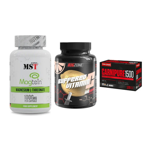 Ausdauer-Set: MST Magnesium + Big Zone Buffere + Body Attack – alle enthaltenen Artikel
