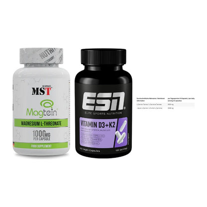 Ausdauer-Set: MST Magnesium + ESN Vitamin D3 + INLEAD L-Carniti – alle enthaltenen Artikel