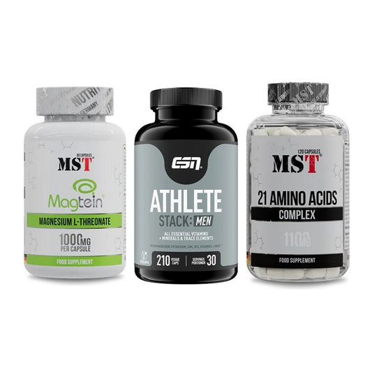 Ausdauer-Set: MST Magnesium + ESN Athlete + MST 21 Amino – alle enthaltenen Artikel